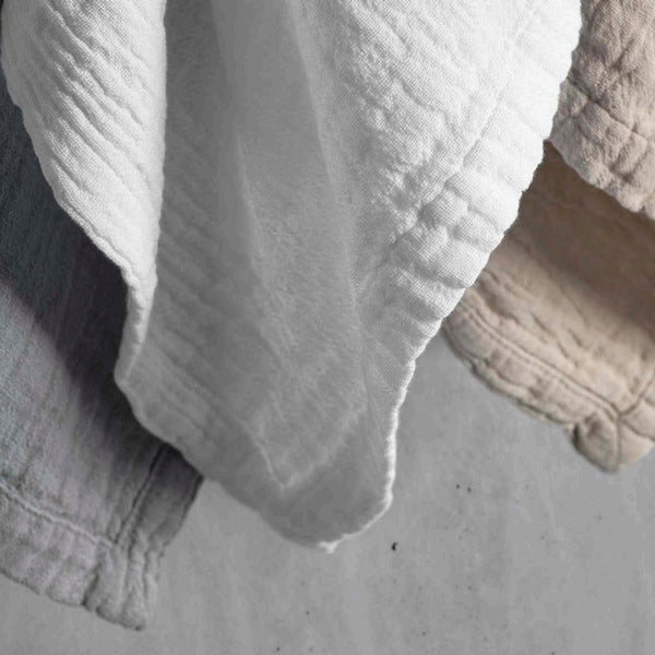 Portuguese Punto Cotton Gauze Bath Towel Pack