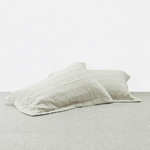 Pure Linen Quilted Pillowcase