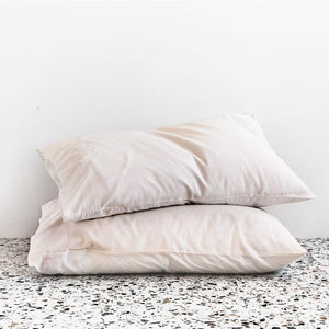 450TC Cotton Percale Pillowcase Pair