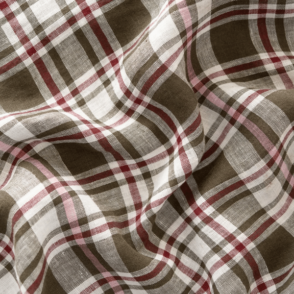 Pure Linen Check Pillowcases