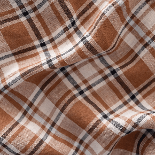 Pure Linen Check Pillowcases