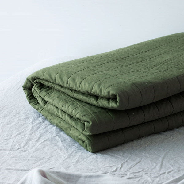 Cambric Cotton Coverlet Set