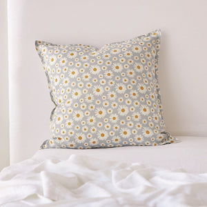 Pure Linen Printed European Pillowcase