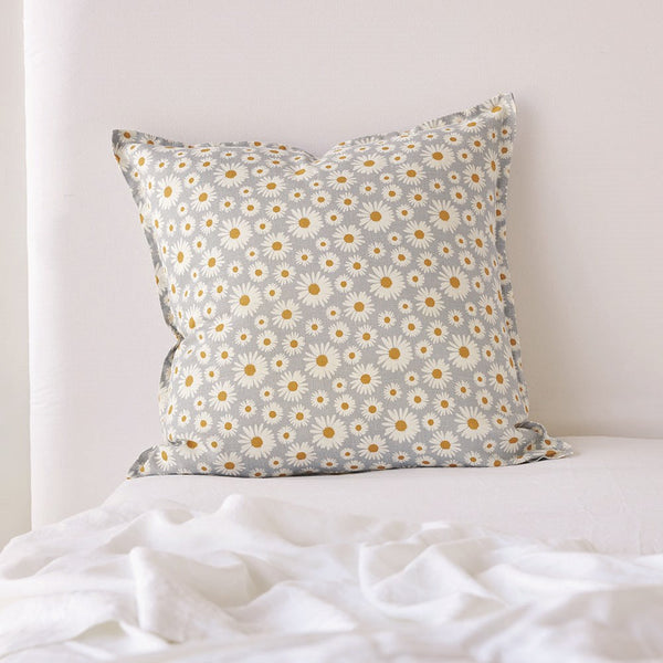 Pure Linen Printed European Pillowcase