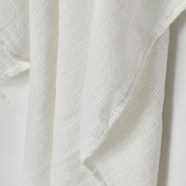 Stone Wash Linen Waffle Bath Sheet