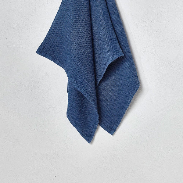 Stone Wash Linen Waffle Face Cloth