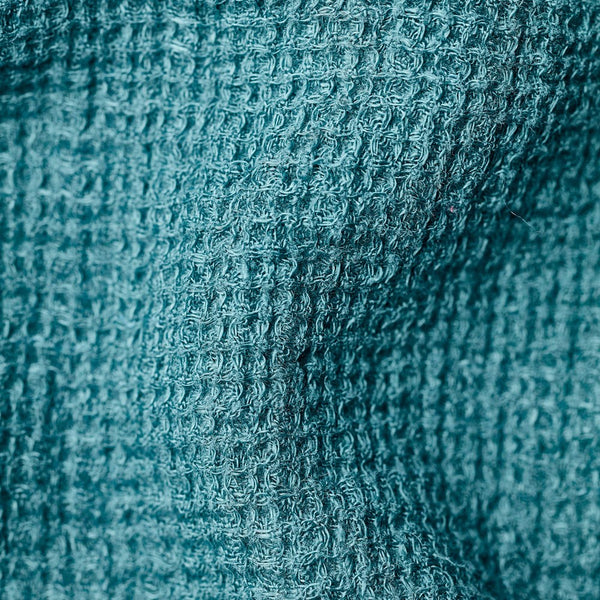 Stone Wash Linen Waffle Bath Sheet