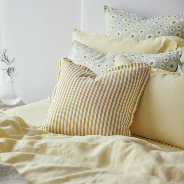 Pure Linen Printed European Pillowcase