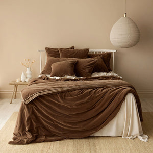 Venus Cotton Velvet Quilted Coverlet