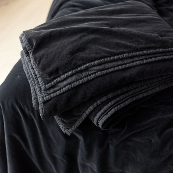 Venus Cotton Velvet Quilted Throw