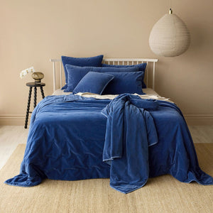 Venus Cotton Velvet Quilted Coverlet