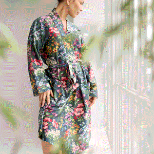 Bamboo Cotton Bathrobe