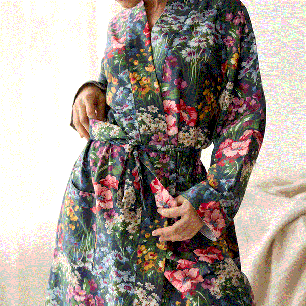 Bamboo Cotton Bathrobe