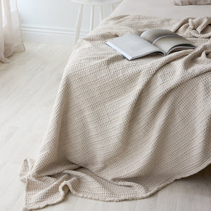 Portuguese Nasa Cotton Waffle Blanket