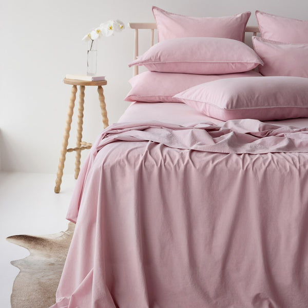 Vintage Look Cotton Pillowcase