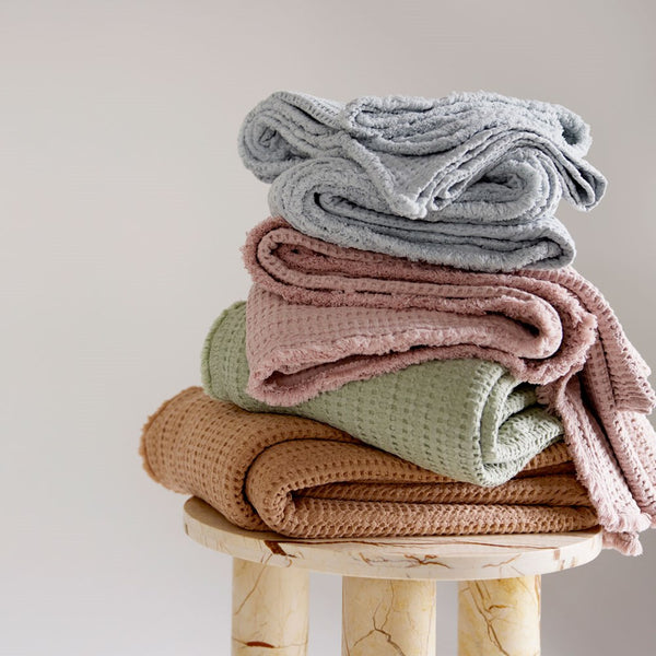 Portuguese Nasa Cotton Waffle Blanket