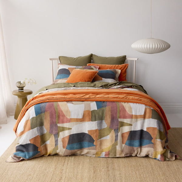 Venus Cotton Velvet Quilted Coverlet