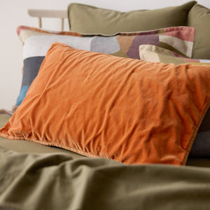 Venus Cotton Velvet Quilted Pillowcase