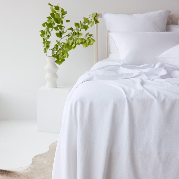 Vintage Look Cotton Flat Sheet