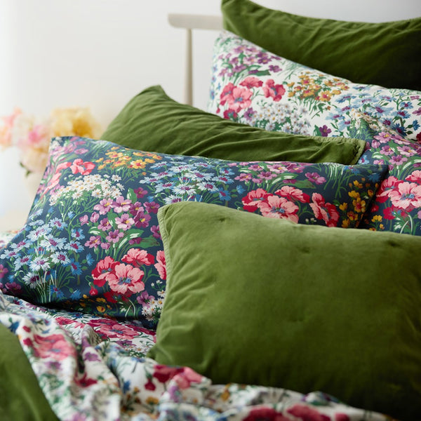 Venus Cotton Velvet Quilted Coverlet