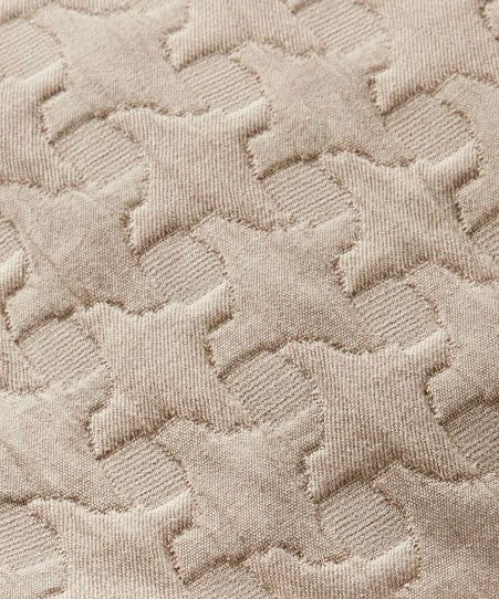 Portuguese DOTTI Cotton Jacquard Blanket set